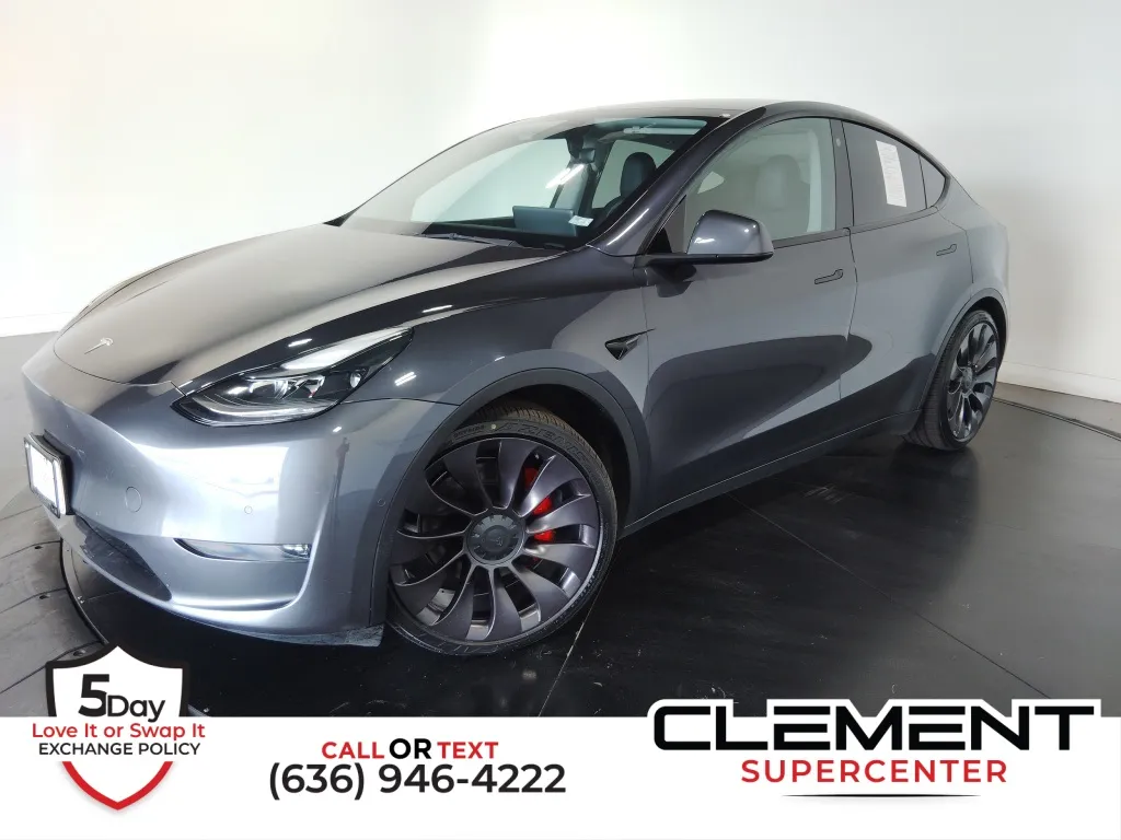 Silver 2021 Tesla Model Y Performance for sale in St. Charles, MO