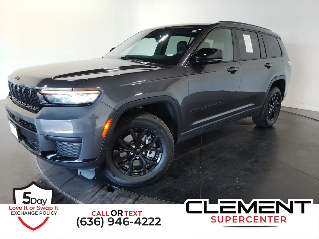 Gray 2024 Jeep Grand Cherokee L Altitude for sale in St. Charles, MO