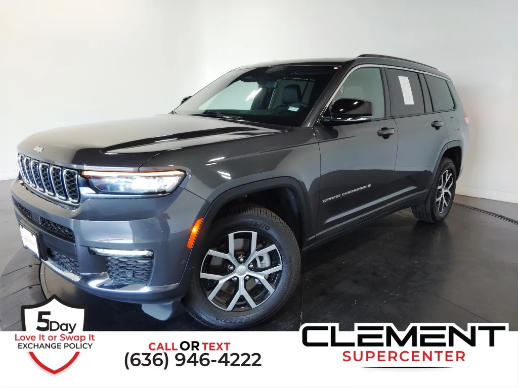 Gray 2024 Jeep Grand Cherokee L Limited for sale in St. Charles, MO