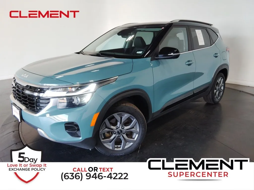 Blue 2024 Kia Seltos S for sale in St. Charles, MO