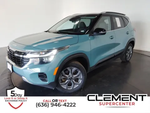 Blue 2024 Kia Seltos S for sale in St. Charles, MO