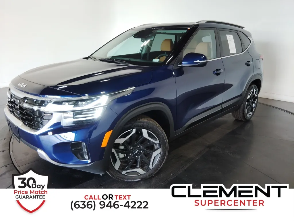 Blue 2024 Kia Seltos SX for sale in St. Charles, MO