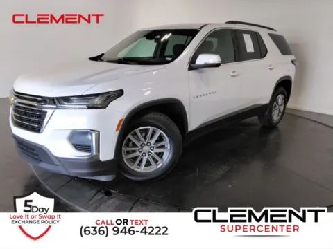 White 2023 Chevrolet Traverse LT for sale in St. Charles, MO