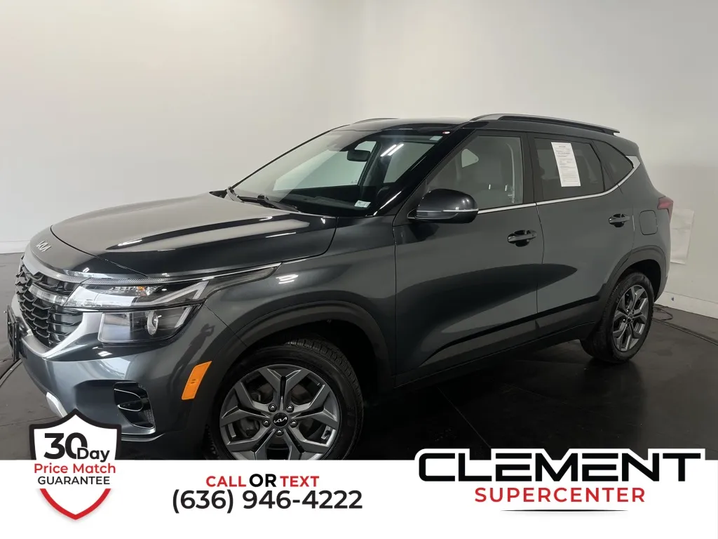 Gray 2024 Kia Seltos S for sale in St. Charles, MO