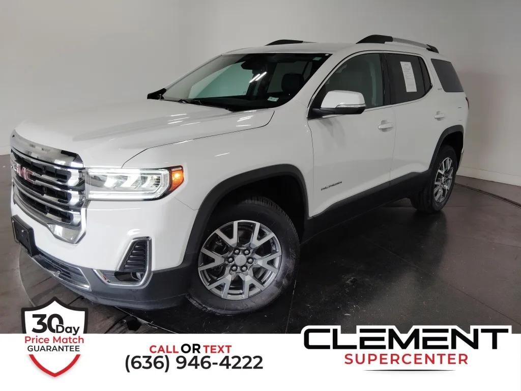 White 2023 GMC Acadia SLT for sale in St. Charles, MO