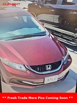 Red 2015 Honda Civic EX for sale in St. Charles, MO