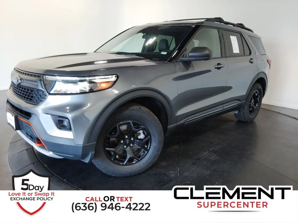 Gray 2022 Ford Explorer Timberline for sale in St. Charles, MO