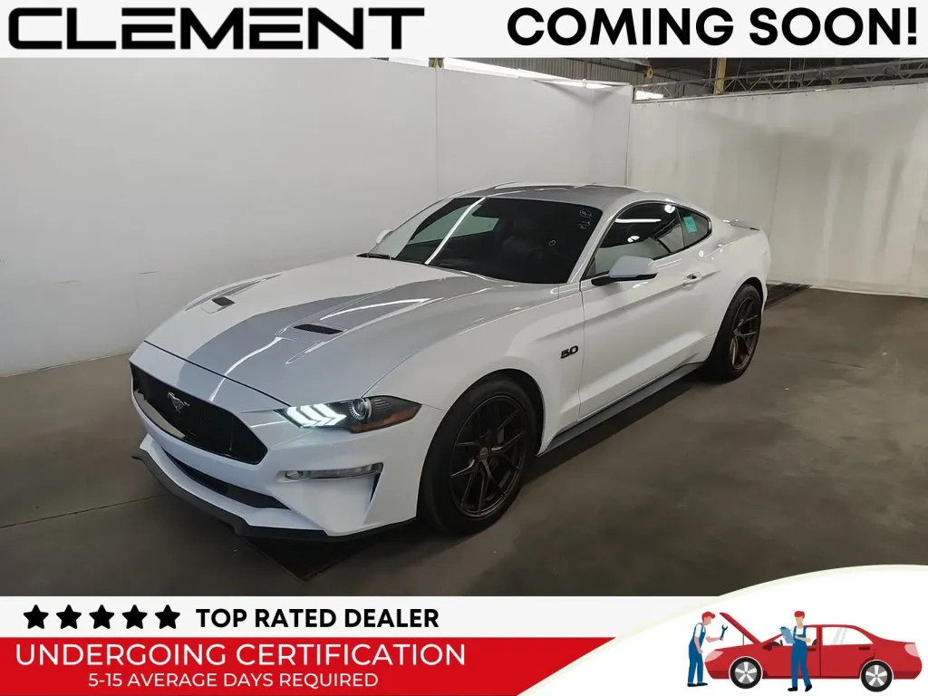 White 2019 Ford Mustang GT Premium for sale in St. Charles, MO