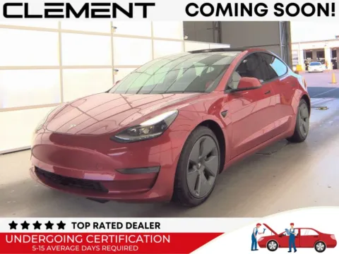 Red 2021 Tesla Model 3 Standard Range Plus for sale in St. Charles, MO