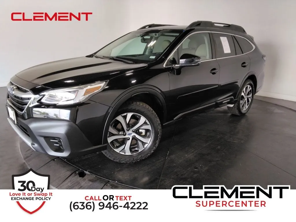 Black 2021 Subaru Outback Limited for sale in St. Charles, MO