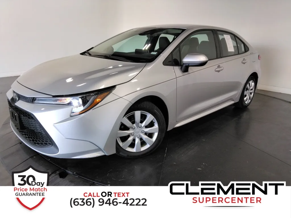 Silver 2021 Toyota Corolla LE for sale in St. Charles, MO