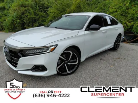 White 2021 Honda Accord Sport for sale in St. Charles, MO