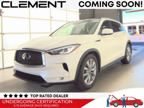 White 2022 INFINITI QX50 ESSENTIAL for sale in St. Charles, MO