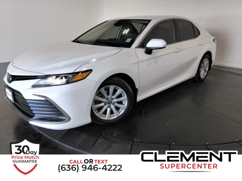 White 2022 Toyota Camry LE for sale in St. Charles, MO