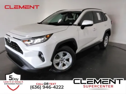 White 2020 Toyota RAV4 XLE for sale in St. Charles, MO