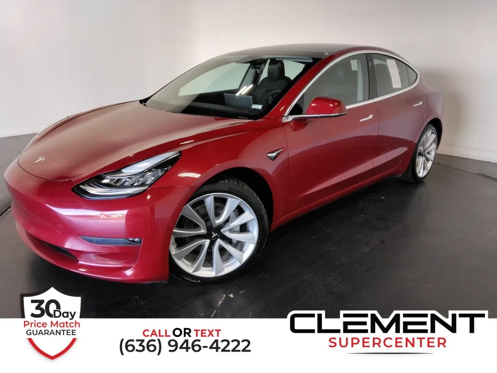 Red 2020 Tesla Model 3 Long Range for sale in St. Charles, MO
