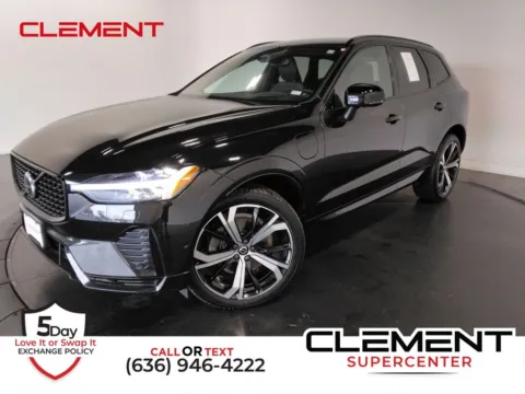 Black 2022 Volvo XC60 Recharge Plug-In Hybrid T8 R-Design for sale in St. Charles, MO