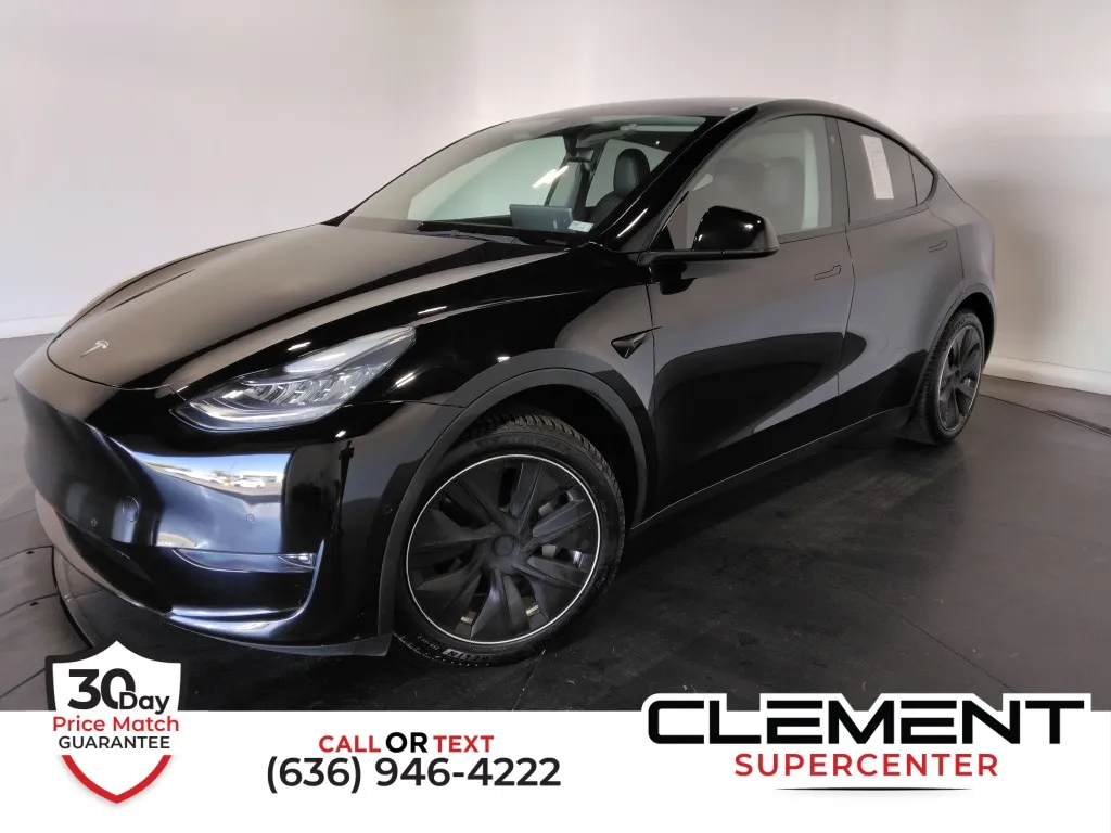 Black 2021 Tesla Model Y Long Range for sale in St. Charles, MO