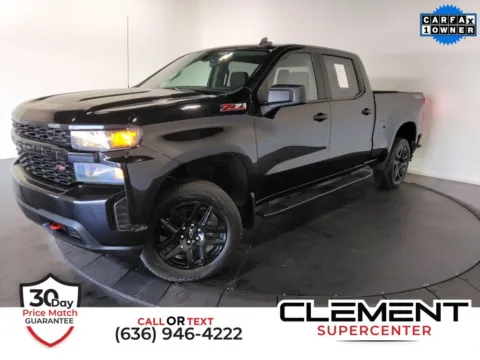 Black 2021 Chevrolet Silverado 1500 Custom Trail Boss for sale in St. Charles, MO