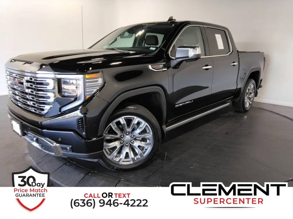 Black 2023 GMC Sierra 1500 Denali for sale in St. Charles, MO