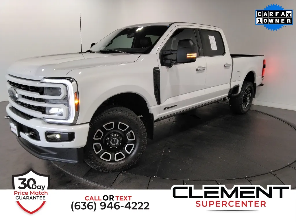 White 2024 Ford F-250SD Platinum for sale in St. Charles, MO