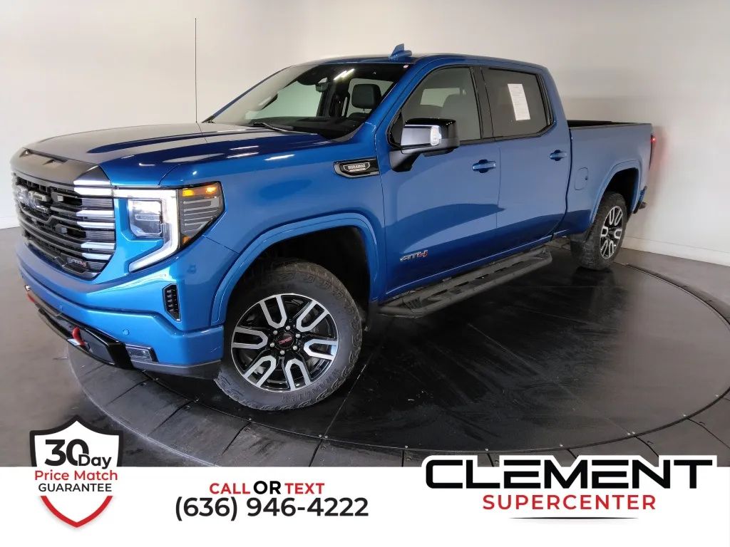 Blue 2022 GMC Sierra 1500 AT4 for sale in St. Charles, MO