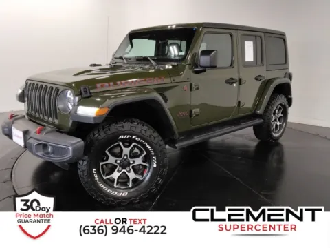 Green 2021 Jeep Wrangler Unlimited Rubicon for sale in St. Charles, MO