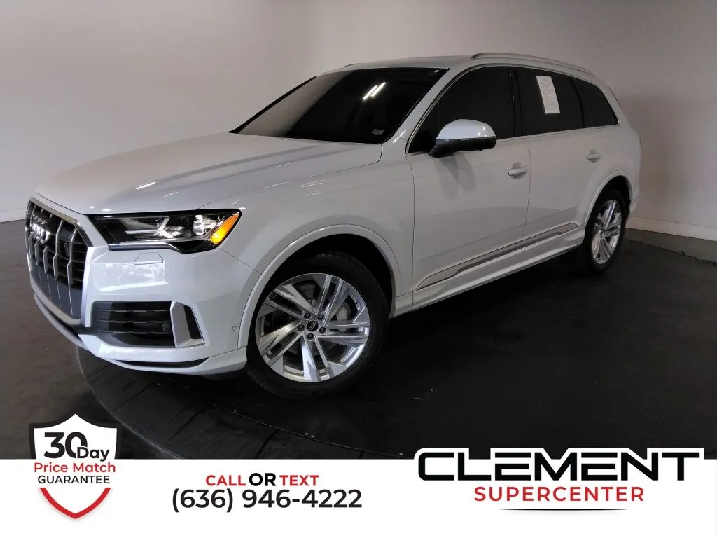 White 2022 Audi Q7 55 Premium Plus for sale in St. Charles, MO