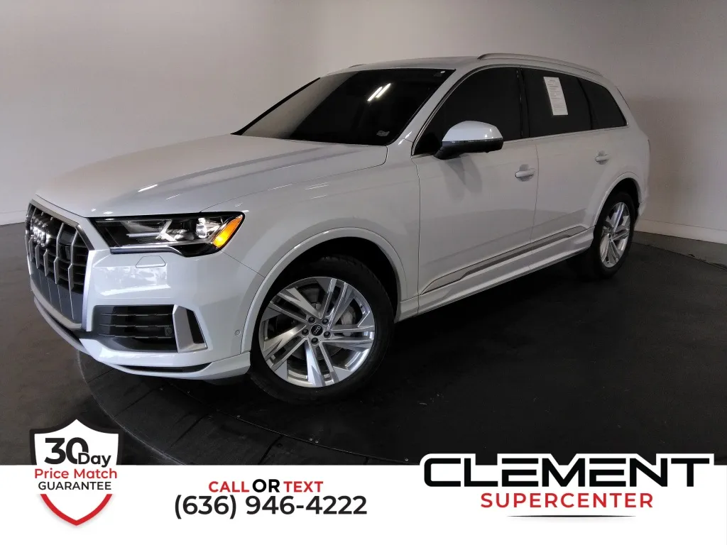 White 2022 Audi Q7 55 Premium Plus for sale in St. Charles, MO