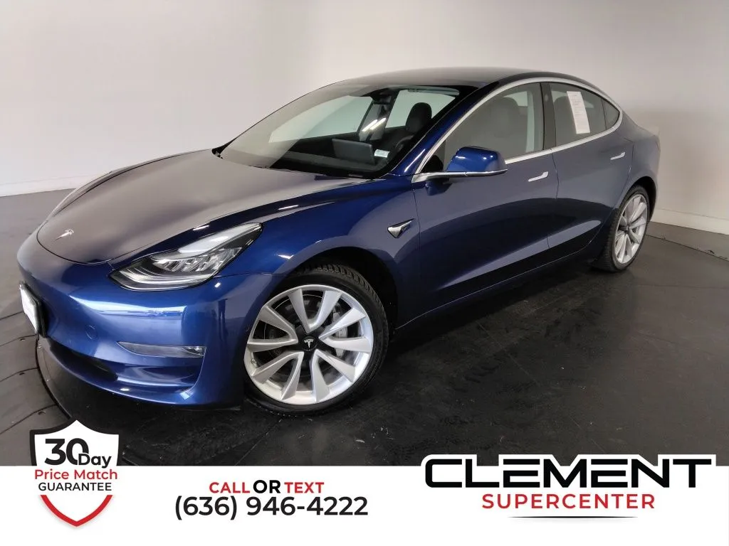 Blue 2019 Tesla Model 3 Long Range for sale in St. Charles, MO