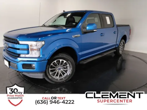 Blue 2020 Ford F-150 Lariat for sale in St. Charles, MO