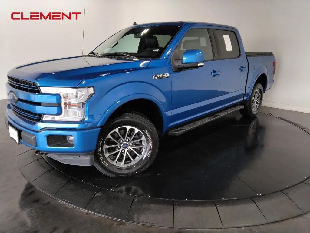 Blue 2020 Ford F-150 Lariat for sale in St. Charles, MO