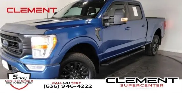 Blue 2022 Ford F-150 XLT for sale in St. Charles, MO