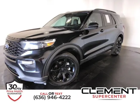 Black 2023 Ford Explorer ST-Line for sale in St. Charles, MO