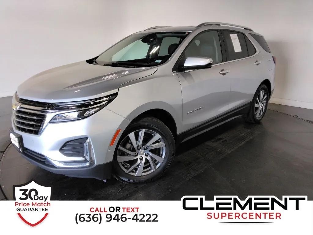 Silver 2022 Chevrolet Equinox Premier for sale in St. Charles, MO