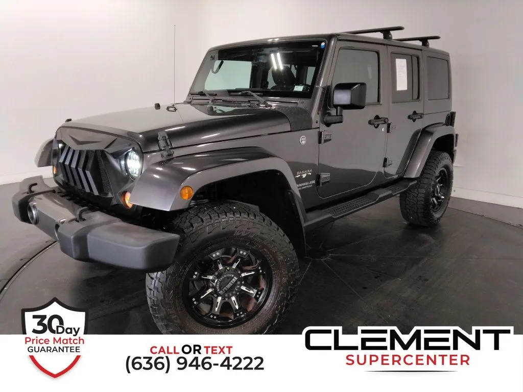 Gray 2016 Jeep Wrangler Unlimited Sahara for sale in St. Charles, MO
