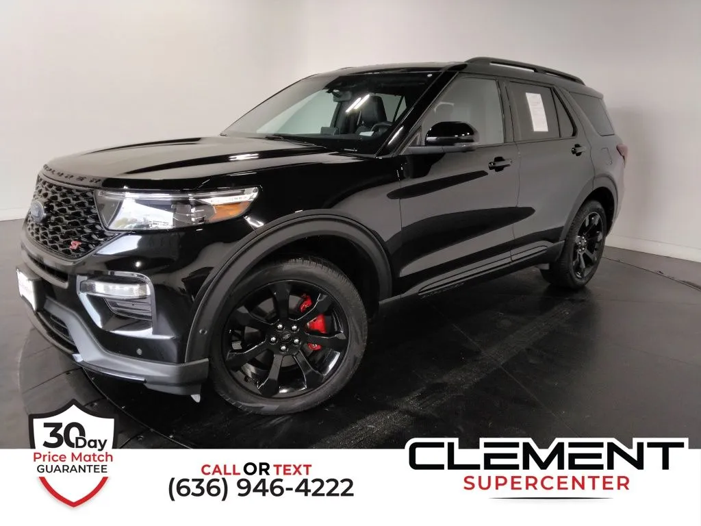 Black 2023 Ford Explorer ST for sale in St. Charles, MO