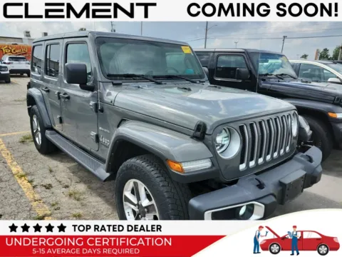 Gray 2021 Jeep Wrangler Unlimited Sahara for sale in St. Charles, MO