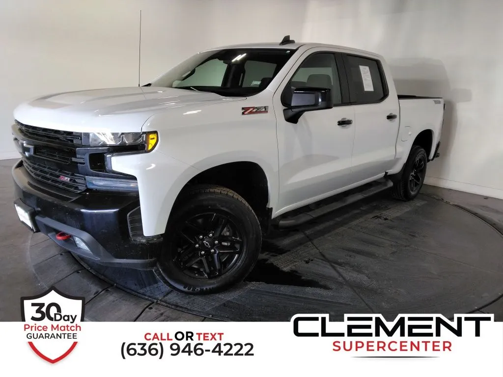 White 2022 Chevrolet Silverado 1500 LTD LT Trail Boss for sale in St. Charles, MO
