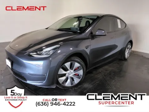 Blue 2022 Tesla Model Y Long Range for sale in St. Charles, MO