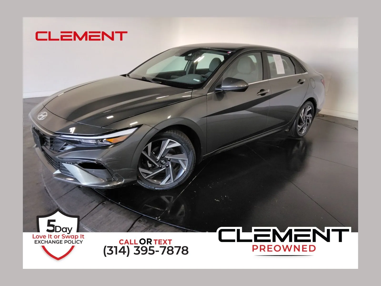 Gray 2024 Hyundai Elantra SEL for sale in Florissant, MO