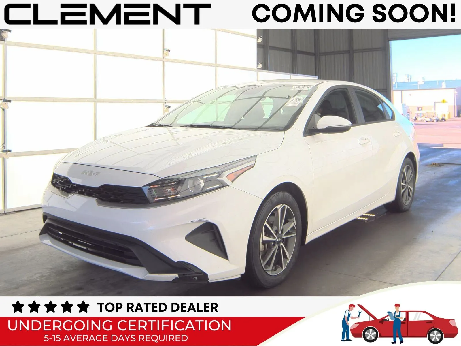 White 2023 Kia Forte LXS for sale in Florissant, MO