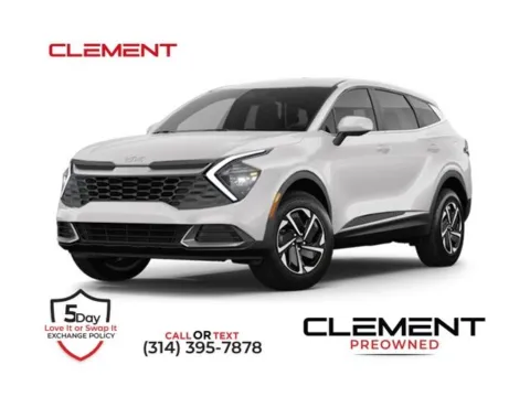 White 2023 Kia Sportage Hybrid LX for sale in Florissant, MO