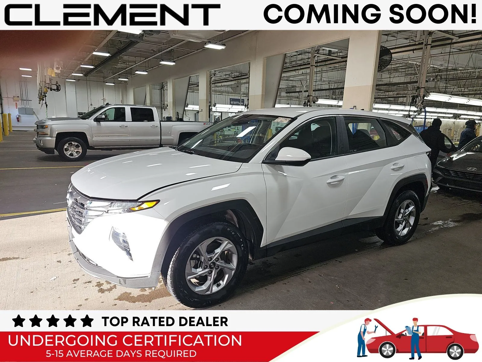 White 2023 Hyundai Tucson SE for sale in Florissant, MO