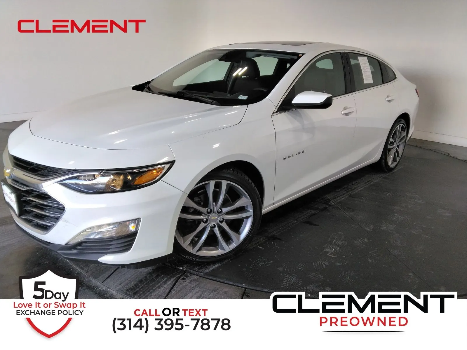 White 2023 Chevrolet Malibu LT for sale in Florissant, MO