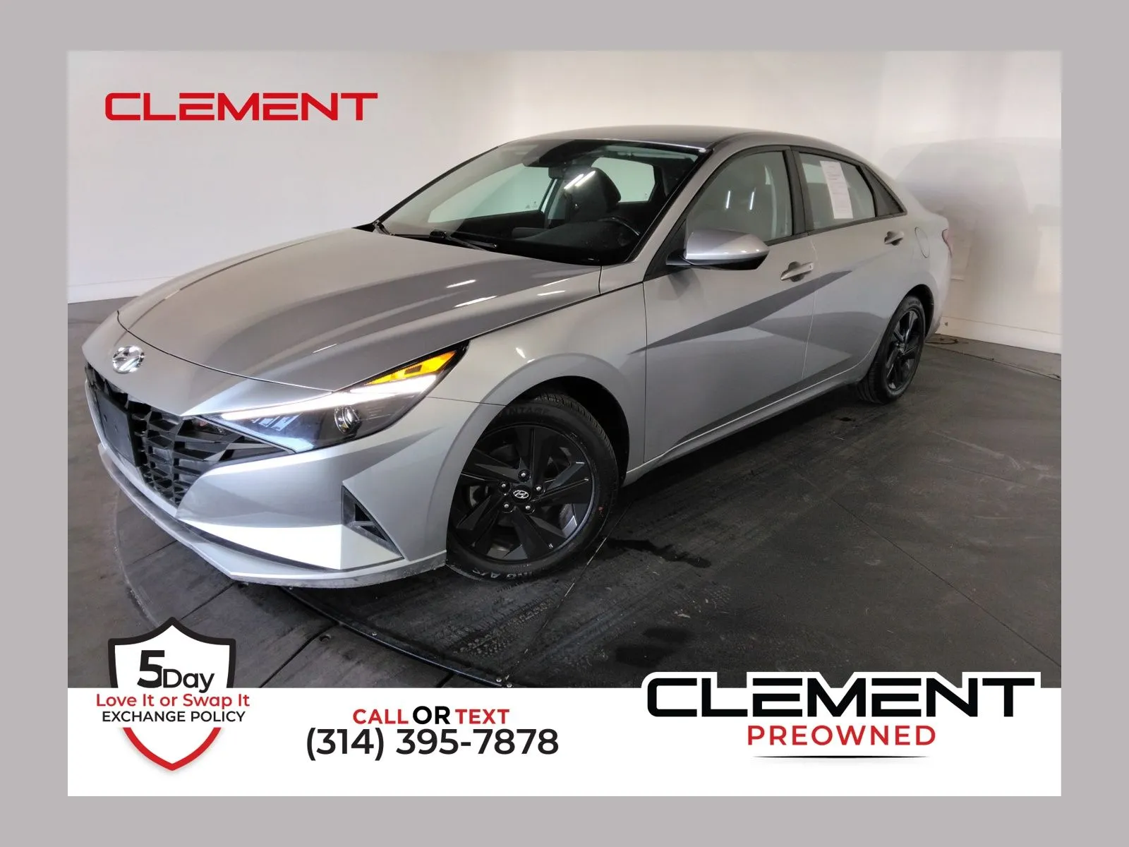 Silver 2021 Hyundai Elantra SEL for sale in Florissant, MO