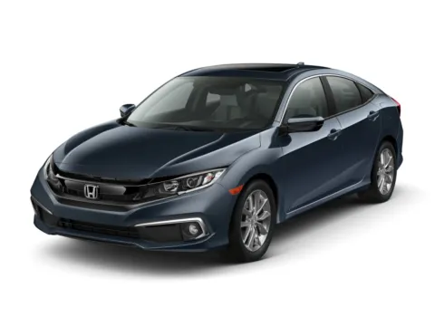 Silver 2020 Honda Civic EX-L for sale in Florissant, MO