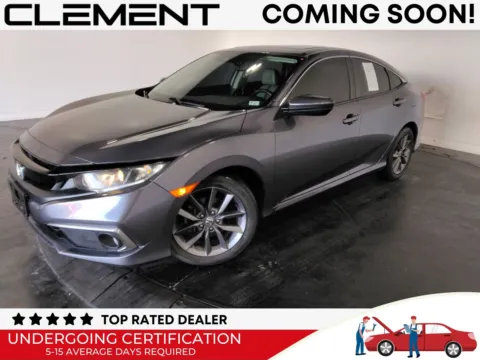 Silver 2020 Honda Civic EX-L for sale in Florissant, MO