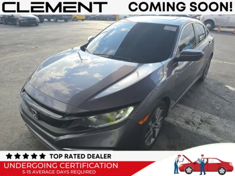 Silver 2020 Honda Civic EX-L for sale in Florissant, MO