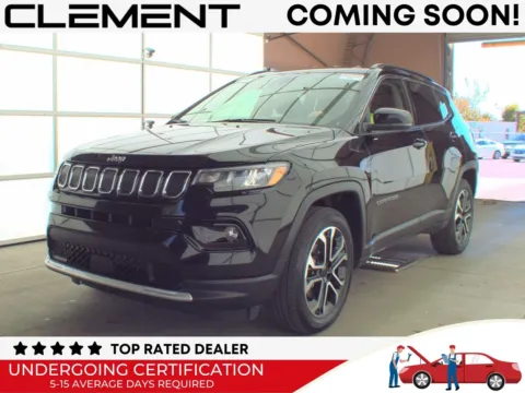 Black 2022 Jeep Compass Limited for sale in Florissant, MO